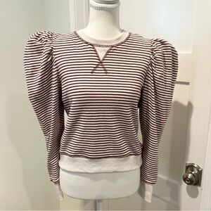 By The River Puff Sleeve Sweatshirt